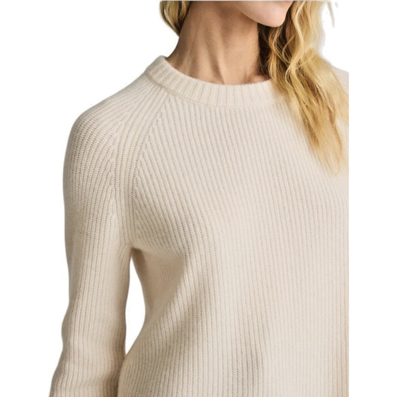 Quince Mongolian Cashmere Crewneck Fisherman Sweater Small - Picture 2 of 9